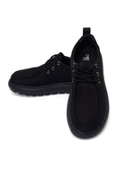 Derimod Zero Male Black Lace-Up Thick-Soled Fabric Casual Shoes | Derimod Derimod Zero Male Black Lace-Up Thick-Soled Fabric Casual Shoes | Derimod