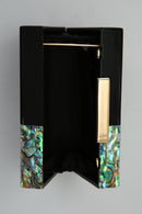 Black Patterned Women's Portfolio | Derimod Black Patterned Women's Portfolio | Derimod
