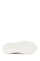 Male White Lace-Up Thick-Soled Leather Sneaker | Derimod Male White Lace-Up Thick-Soled Leather Sneaker | Derimod