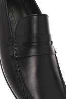 Men's Black Leather Casual Loafer | Derimod Men's Black Leather Casual Loafer | Derimod