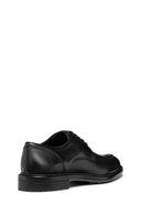 Geox Men's Black Walk Pleasure Lace-Up Leather Casual Shoes | Derimod Geox Men's Black Walk Pleasure Lace-Up Leather Casual Shoes | Derimod