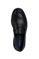 Geox Erkek Siyah Spherica Ec7 Deri Klasik Loafer | Derimod Geox Erkek Siyah Spherica Ec7 Deri Klasik Loafer | Derimod