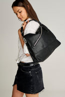 Women's Shoulder Bag with Zipper Detail | Derimod Women's Shoulder Bag with Zipper Detail | Derimod