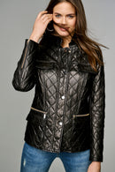 LAURA WOMEN'S LEATHER JACKET | Derimod LAURA WOMEN'S LEATHER JACKET | Derimod