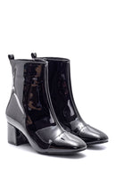Women's Heeled Patent Leather Boots | Derimod Women's Heeled Patent Leather Boots | Derimod