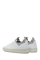 Men's White Leather Sneaker | Derimod Men's White Leather Sneaker | Derimod