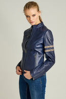 Stop Kadın Deri Ceket | Derimod Stop Kadın Deri Ceket | Derimod