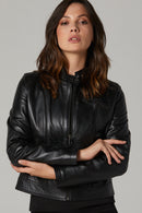 Kylie - X Kadın Deri Ceket | Derimod Kylie - X Kadın Deri Ceket | Derimod