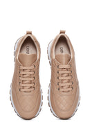 Kadın Deri Kapitone Sneaker | Derimod Kadın Deri Kapitone Sneaker | Derimod