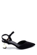 Women's Suede Heeled Sandals | Derimod Women's Suede Heeled Sandals | Derimod
