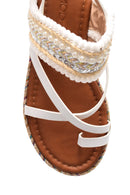 Women's Embroidered Sandals | Derimod Women's Embroidered Sandals | Derimod