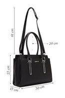 Women's Black Long Strap Shoulder Bag | Derimod Women's Black Long Strap Shoulder Bag | Derimod
