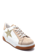 Kadın Yıldız Detaylı Sneaker | Derimod Kadın Yıldız Detaylı Sneaker | Derimod