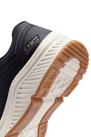 Skechers Kadın Siyah Bobs Arch Bağcıklı Kalın Tabanlı Deri Sneaker | Derimod Skechers Kadın Siyah Bobs Arch Bağcıklı Kalın Tabanlı Deri Sneaker | Derimod