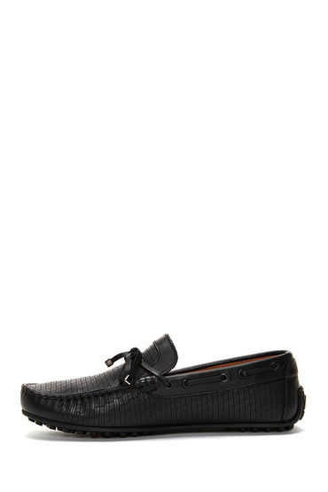 Erkek Siyah Deri Casual Loafer_1