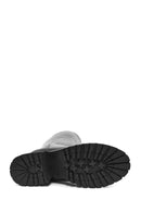 Women's Black Thick Heel Leather Boots | Derimod Women's Black Thick Heel Leather Boots | Derimod