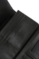 Women's Black Wallet with Strap Detail | Derimod Women's Black Wallet with Strap Detail | Derimod