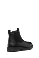 Geox Men's Black Lagorai + Grip Abx Zippered Waterproof Leather Casual Boots | Derimod Geox Men's Black Lagorai + Grip Abx Zippered Waterproof Leather Casual Boots | Derimod