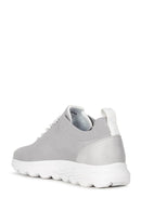 Geox Kadın Gri Spherica Bağcıklı Kumaş Sneaker | Derimod Geox Kadın Gri Spherica Bağcıklı Kumaş Sneaker | Derimod