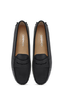 Women's Black Leather Loafer | Derimod Women's Black Leather Loafer | Derimod