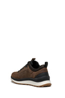 Geox Men's Brown U Spherica Active Lace-Up Waterproof Leather Sneaker | Derimod Geox Men's Brown U Spherica Active Lace-Up Waterproof Leather Sneaker | Derimod