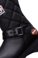 Women's Harley Davidson Laconia 644 Leather Boots | Derimod Women's Harley Davidson Laconia 644 Leather Boots | Derimod