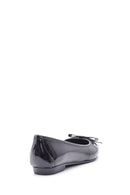 Women's Patent Leather Bow Ballerina Ballerinas | Derimod Women's Patent Leather Bow Ballerina Ballerinas | Derimod