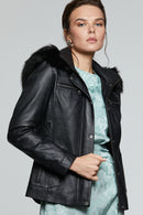 Elena Kadın Siyah Mont | Derimod Elena Kadın Siyah Mont | Derimod