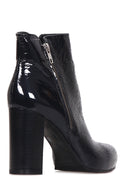 Women's Patent Leather Heeled Boots | Derimod Women's Patent Leather Heeled Boots | Derimod