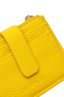 Woman Yellow Charm Card Holder | Derimod Woman Yellow Charm Card Holder | Derimod
