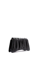 Women's Black Chain Strap Patent Leather Shoulder Bag | Derimod Women's Black Chain Strap Patent Leather Shoulder Bag | Derimod