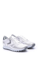 Kadın Gümüş Detaylı Sneaker | Derimod Kadın Gümüş Detaylı Sneaker | Derimod