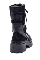 Women's Leather Thick Soled Boots | Derimod Women's Leather Thick Soled Boots | Derimod