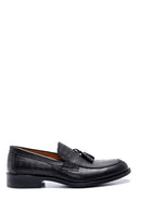 Men's Leather Printed Loafer | Derimod Men's Leather Printed Loafer | Derimod
