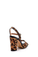 Kadın Leopar Desenli Topuklu Ayakkabı | Derimod Kadın Leopar Desenli Topuklu Ayakkabı | Derimod
