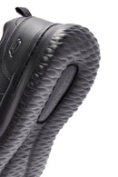 Skechers Erkek siyah Delson - Antigo Bağcıklı Deri Sneaker | Derimod Skechers Erkek siyah Delson - Antigo Bağcıklı Deri Sneaker | Derimod