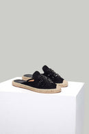 Kadın Boncuklu Espadril Terlik | Derimod Kadın Boncuklu Espadril Terlik | Derimod