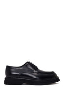 Male Black Lace-Up Thick-Soled Leather Casual Shoes | Derimod Male Black Lace-Up Thick-Soled Leather Casual Shoes | Derimod