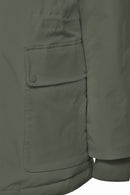 Geox Men's Green Norwolk Fur Detailed Coat | Derimod Geox Men's Green Norwolk Fur Detailed Coat | Derimod