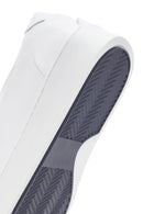 Erkek Beyaz Bağcıklı Deri Sneaker | Derimod Erkek Beyaz Bağcıklı Deri Sneaker | Derimod