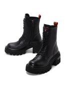 Harley Davidson Women's Black Sarrah Leather Boots | Derimod Harley Davidson Women's Black Sarrah Leather Boots | Derimod