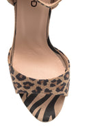 Kadın Leopar Desenli Topuklu Ayakkabı | Derimod Kadın Leopar Desenli Topuklu Ayakkabı | Derimod