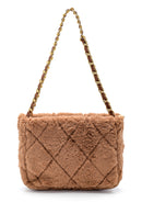 Women's Plush Shoulder Bag | Derimod Women's Plush Shoulder Bag | Derimod