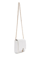 Women's White Long Strap Shoulder Bag | Derimod Women's White Long Strap Shoulder Bag | Derimod
