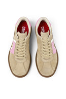 Camper Kadın Bej Pelotas Soller Bağcıklı Deri Sneaker | Derimod Camper Kadın Bej Pelotas Soller Bağcıklı Deri Sneaker | Derimod