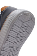 Men's Navy Blue Fabric Sneakers | Derimod Men's Navy Blue Fabric Sneakers | Derimod