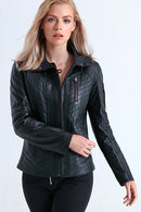 Belair Kadın Deri Ceket | Derimod Belair Kadın Deri Ceket | Derimod