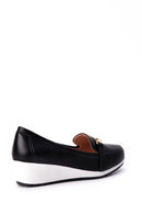 Kadın Dolgu Topuklu Tokalı Ayakkabı | Derimod Kadın Dolgu Topuklu Tokalı Ayakkabı | Derimod