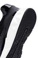 Men's Black Lace-up Leather Sneaker | Derimod Men's Black Lace-up Leather Sneaker | Derimod