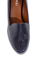 Kadın Yılan Derisi Desenli Dolgu Topuklu Ayakkabı | Derimod Kadın Yılan Derisi Desenli Dolgu Topuklu Ayakkabı | Derimod